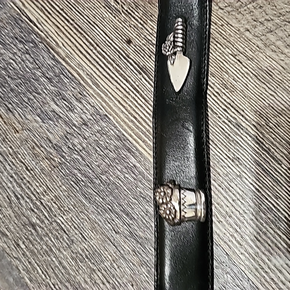 Brighton Black Leather Belt - Picture 5 of 11